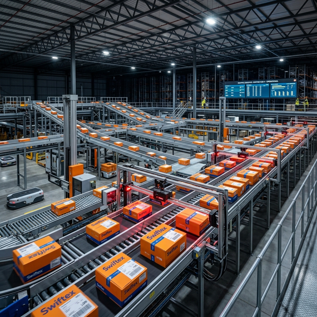 SwiftEx Automated Warehouse & Sorting Center